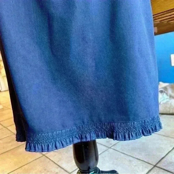 NANETTE LEPORE $229 Solid‎ Navy Silk Lined Dress Size 10 - Picture 7 of 7